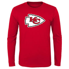 Kansas City Chiefs Preschool Primary Logo Long Sleeve T-Shirt | NFL Sale