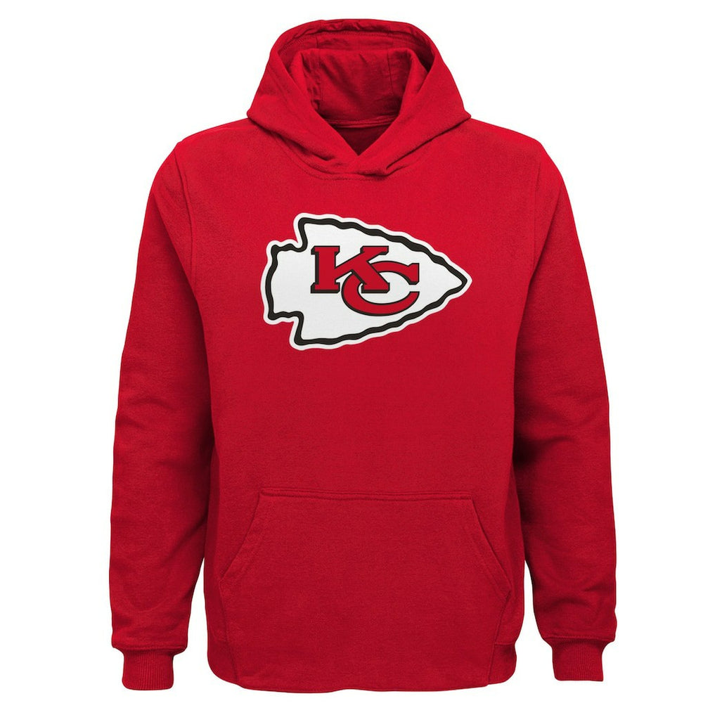 Kansas City Chiefs Youth Team Logo Pullover Hoodie | NFL Sale