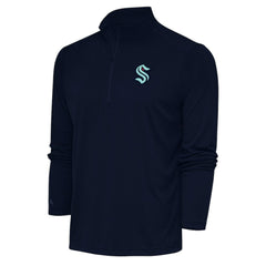 Seattle Kraken Antigua Special Edition 2.0 Tribute Quarter-Zip Pullover Top - NHL Pullover