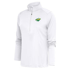 Minnesota Wild Antigua Women's Special Edition 2.0 Tribute Quarter-Zip Pullover Top - NHL Pullover