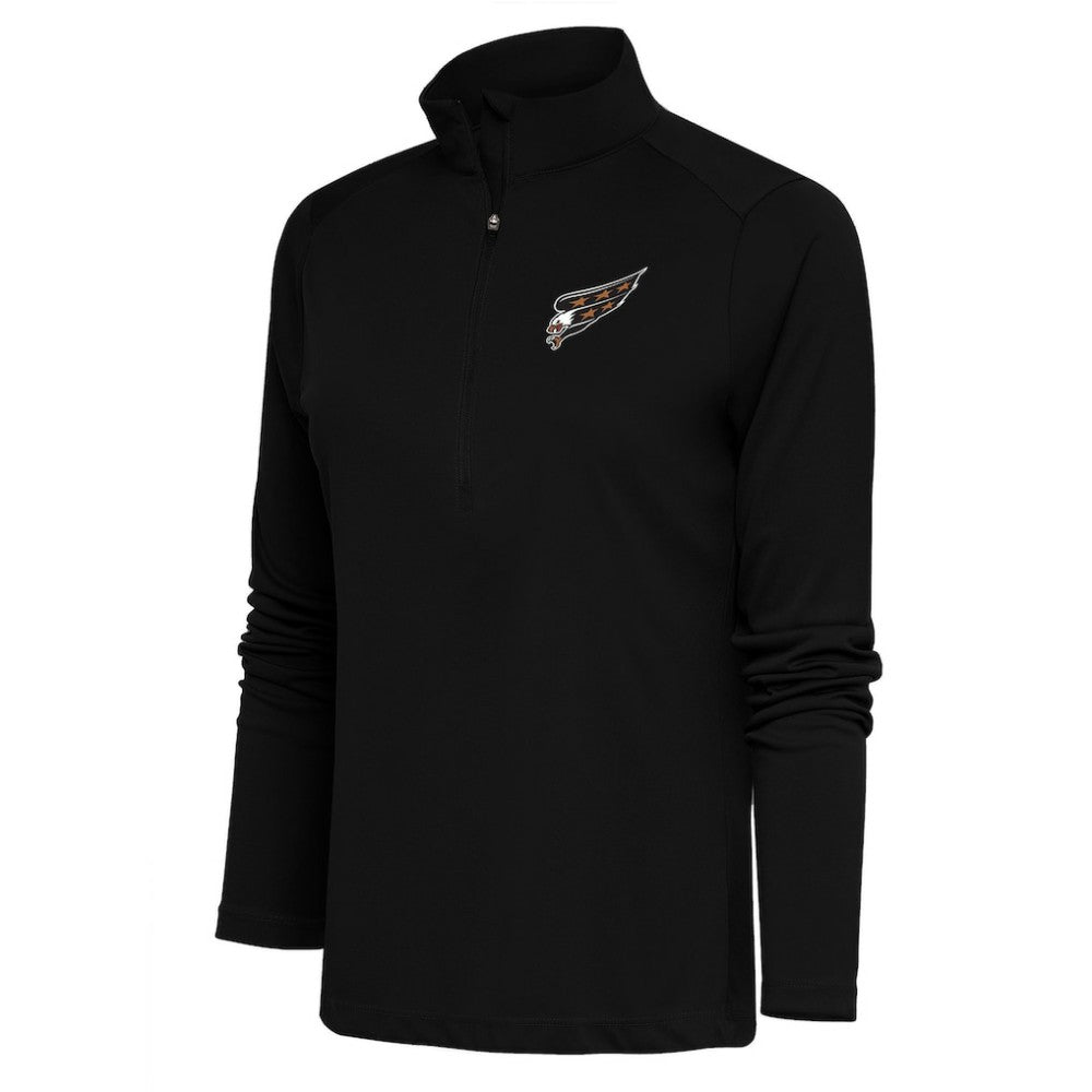 Washington Capitals Antigua Women's Special Edition 2.0 Tribute Quarter-Zip Pullover Top - NHL Pullover