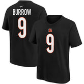 Cincinnati Bengals Joe Burrow Youth Player Name & Number T-Shirt | NFL Hot