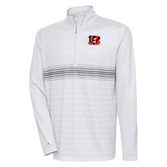 Cincinnati Bengals Antigua Bullseye Quarter-Zip Pullover Top | NFL On sale