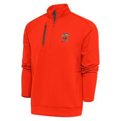 Cleveland Browns Antigua Team Logo Generation Quarter-Zip Pullover Jacket | NFL Hot