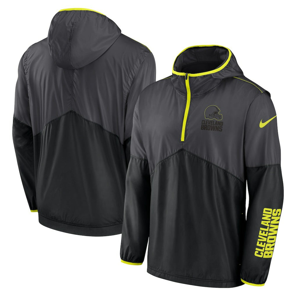 Cleveland Browns Volt Hoodie Half-Zip Jacket | NFL Discount