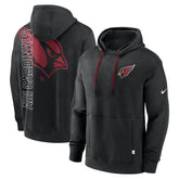 Arizona Cardinals Layered Logo Statement Pullover Hoodie | NFL Outlet