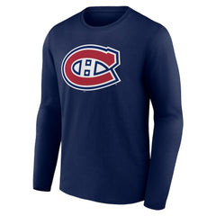 Montreal Canadiens Primary Logo Team Long Sleeve T-Shirt - NHL T-shirts