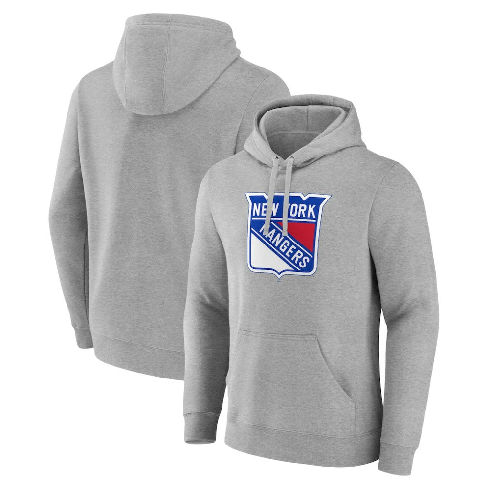 New York Rangers Primary Team Logo Pullover Hoodie - NHL Hoodies