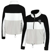Chicago White Sox The Wild Collective Women's Color Block Half-Zip Jacket - MLB Jackets