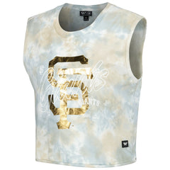 San Francisco Giants The Wild Collective Women's Washed Muscle Tank Top - MLB Tanks