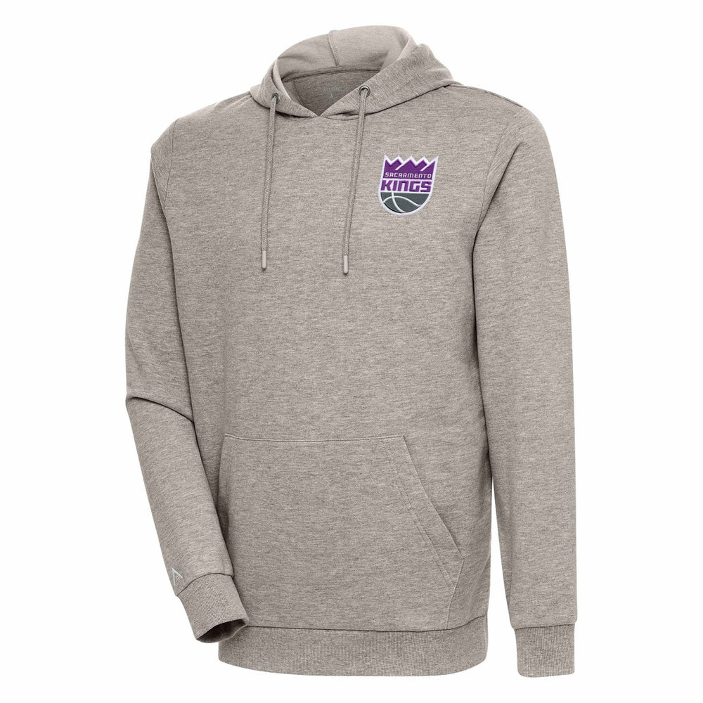 Oatmeal Sacramento Kings Antigua Action Pullover Hoodie | NBA