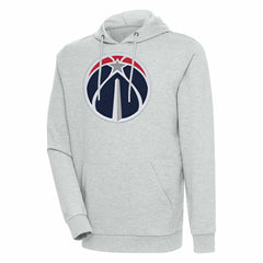 Heather Gray Washington Wizards Antigua Action Pullover Hoodie | NBA