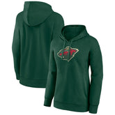 Minnesota Wild Women's Primary Logo Pullover Hoodie - NHL Hoodies