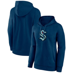 Seattle Kraken Women's Primary Logo Pullover Hoodie - NHL Hoodies