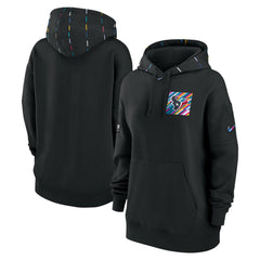 Houston Texans Women's 2023 NFL Crucial Catch Club Pullover Hoodie | NFL Discount
