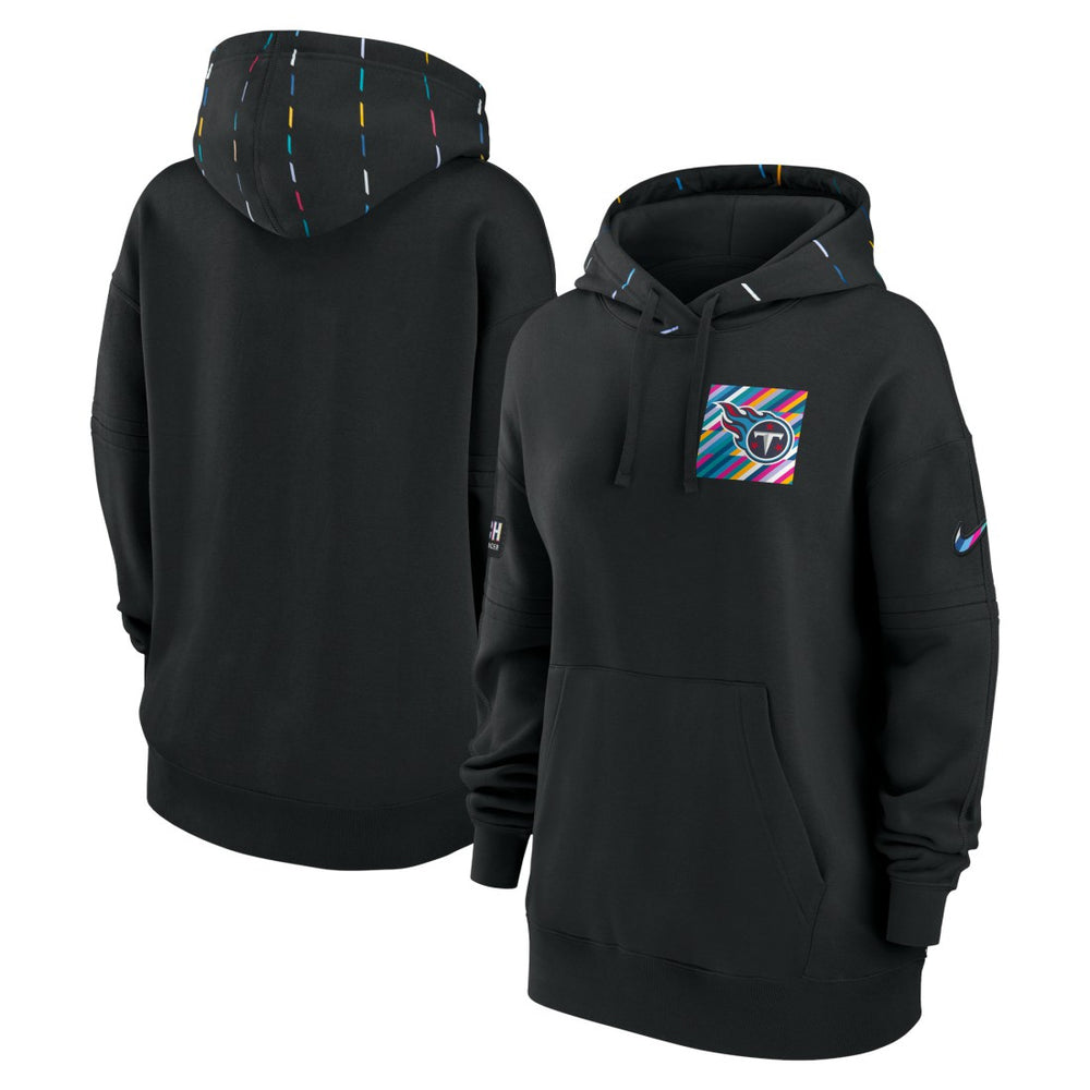 Tennessee Titans Women's 2023 NFL Crucial Catch Club Pullover Hoodie | NFL Hot