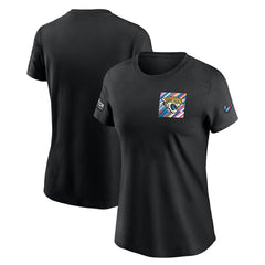 Jacksonville Jaguars Women's Crucial Catch Sideline Tri-Blend T-Shirt | NFL Outlet