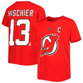 Nico Hischier New Jersey Devils Youth Player Name & Number T-Shirt - NHL T-shirts