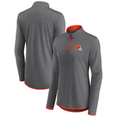 Cleveland Browns Women's Adult Corner Long Sleeve 1/4 Zip Top | NFL On sale
