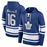 Mitch Marner Toronto Maple Leafs Fanatics Name & Number Lace-Up Pullover Hoodie - NHL Hoodies