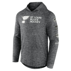 St. Louis Blues Fanatics Stacked Long Sleeve Hoodie T-Shirt - NHL T-shirts