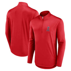 Los Angeles Angels Fanatics Quarterback Quarter-Zip Top - MLB Tops