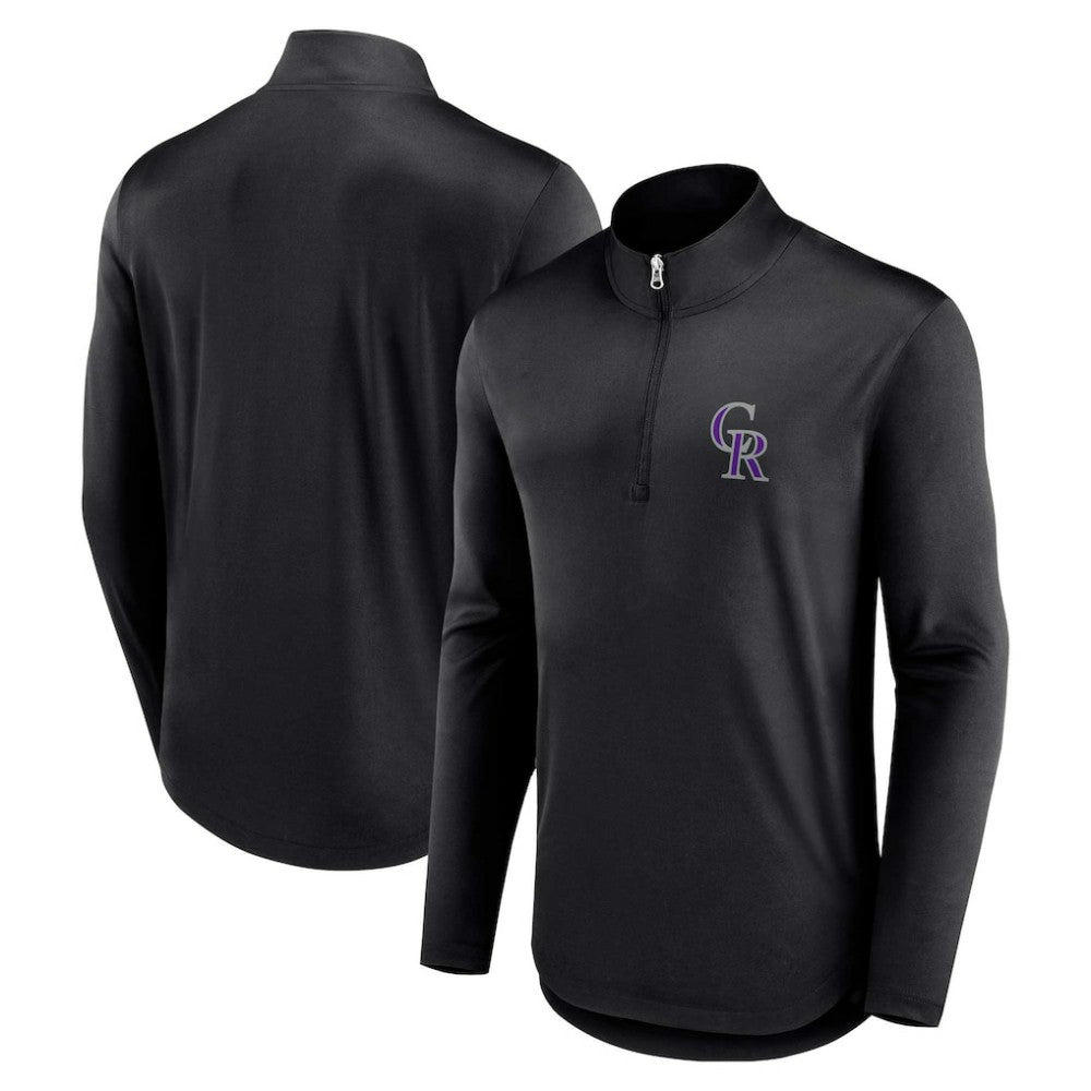 Colorado Rockies Fanatics Quarterback Quarter-Zip Top - MLB Tops