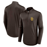 San Diego Padres Fanatics Quarterback Quarter-Zip Top - MLB Tops