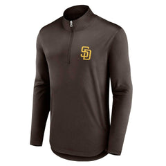 San Diego Padres Fanatics Quarterback Quarter-Zip Top - MLB Tops