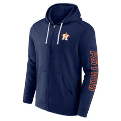 Houston Astros Fanatics Offensive Line Up Lightweight Full-Zip Hoodie - MLB Hoodies