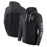 Chicago White Sox Fanatics Offensive Line Up Lightweight Full-Zip Hoodie - MLB Hoodies