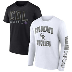 Colorado Rockies Fanatics Two-Pack Combo T-Shirt Set - MLB T-shirts