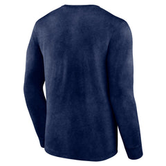 Heather Navy Washington Wizards Front Court Press Snow Wash Long Sleeve T-Shirt | NBA