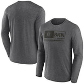 Heather Charcoal Brooklyn Nets Three-Point Play T-Shirt | NBA