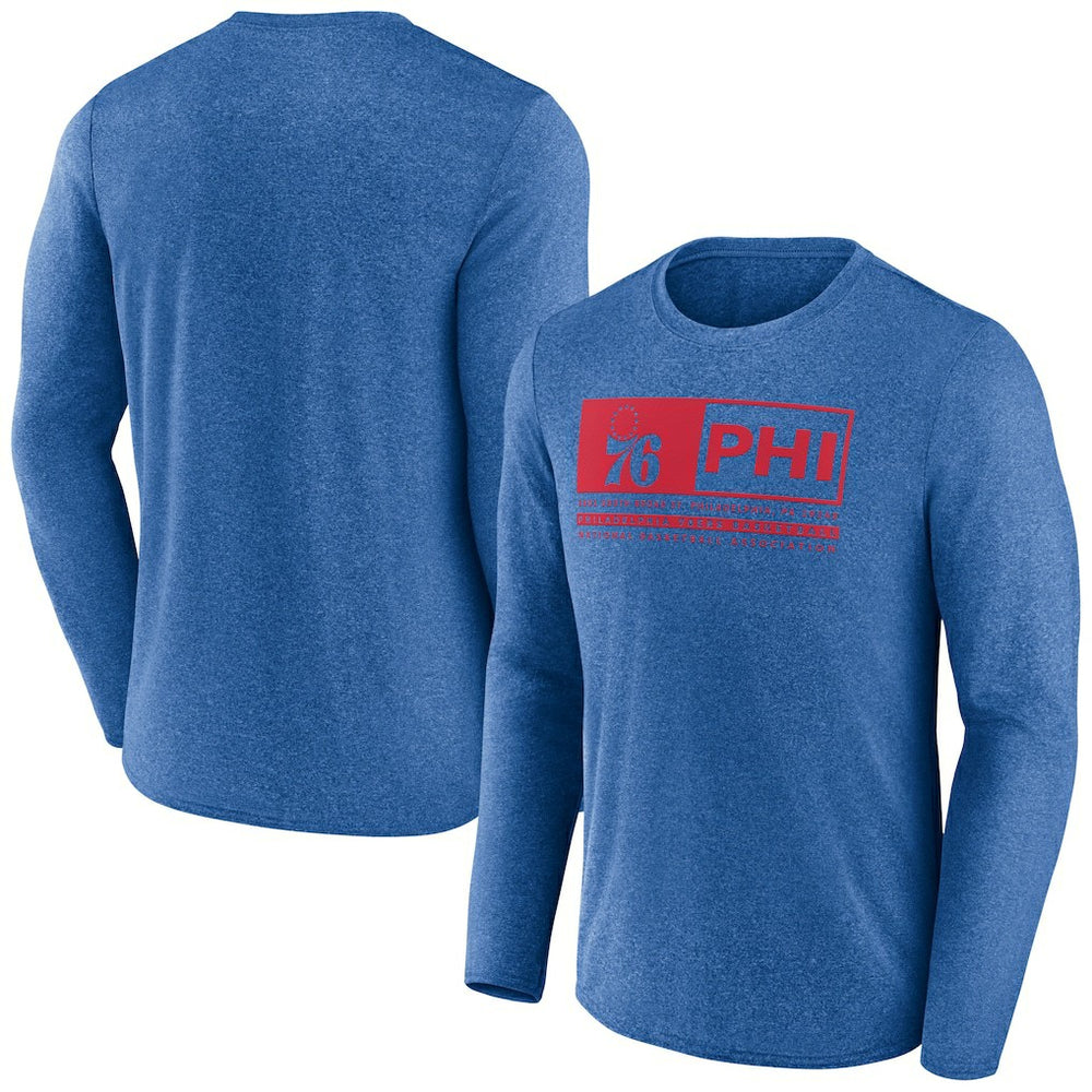 Heather Royal Philadelphia 76ers Three-Point Play T-Shirt | NBA