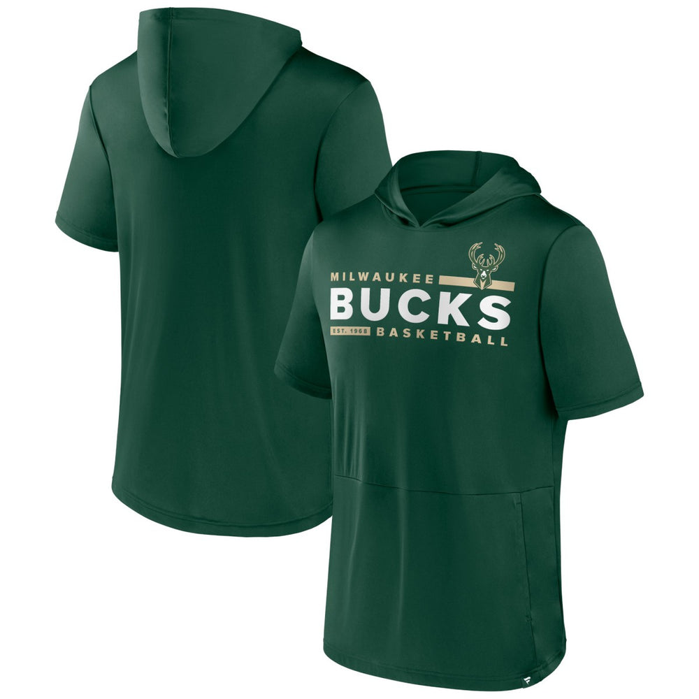 Hunter Green Milwaukee Bucks Possession Hoodie T-Shirt | NBA