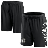 Black Brooklyn Nets Post Up Mesh Shorts | NBA