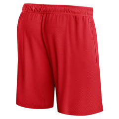 Red Chicago Bulls Post Up Mesh Shorts | NBA