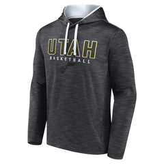 Heather Charcoal Utah Jazz Fast Break Pullover Hoodie | NBA