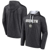 Heather Charcoal Brooklyn Nets Fast Break Pullover Hoodie | NBA