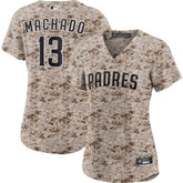 Manny Machado San Diego Padres Nike Women's USMC Alternate Replica Player Jersey - MLB Jerseys