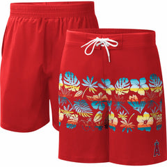 Los Angeles Angels G-III Sports by Carl Banks Breeze Volley Swim Shorts - MLB Shorts