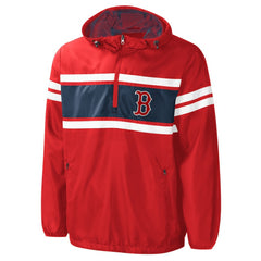 Boston Red Sox G-III Sports by Carl Banks Game Score Quarter-Zip Windbreaker - MLB Windbreaker