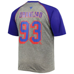 Mika Zibanejad New York Rangers Fanatics Big & Tall Contrast Raglan Name & Number T-Shirt - NHL T-shirts