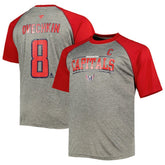 Alexander Ovechkin Washington Capitals Fanatics Big & Tall Captain Patch Contrast Raglan Name & Number T-Shirt - NHL T-shirts