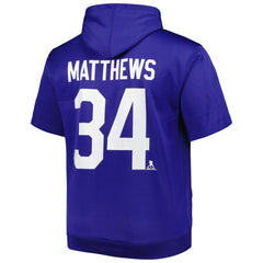 Auston Matthews Toronto Maple Leafs Fanatics Big & Tall Name & Number Pullover Hoodie - NHL Hoodies