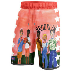 Black Brooklyn Nets NBA & KidSuper Studios Unisex Hometown Shorts | NBA