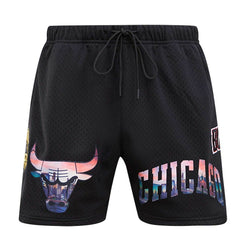 Black Chicago Bulls Pro Standard City Scape Mesh Shorts | NBA