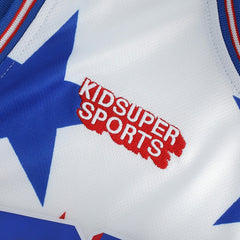 White Philadelphia 76ers NBA & KidSuper Studios Unisex Hometown Jersey | NBA