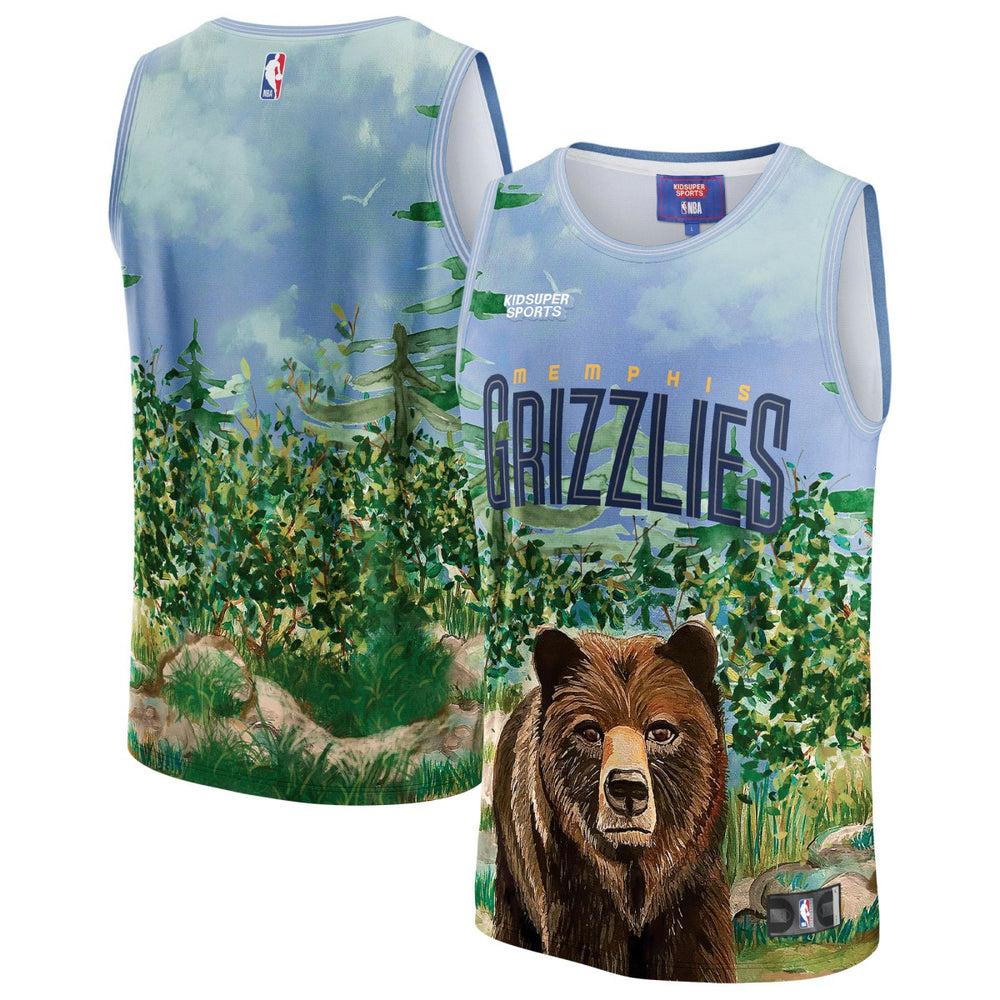 Teal Memphis Grizzlies NBA & KidSuper Studios Unisex Hometown Jersey | NBA